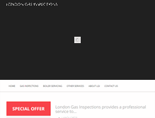 Tablet Screenshot of londongasinspections.com